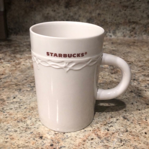 Starbucks Other - 2010 STARBUCKS coffee mug w/Burgandy logo. Shipping Discount 🚚